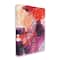 Stupell Industries Whimsical Florals Blooming Orange Pink Purple Canvas Wall Art
